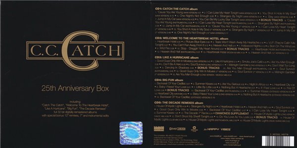 C.C.Catch - 25th Anniversary Box [5CD] (2011) MP3